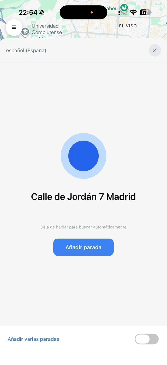 Entrada por voz en Xpedit